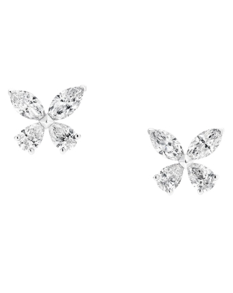 Серьги Graff Classic Butterfly Diamond Petite Stud Earrings RGE1855