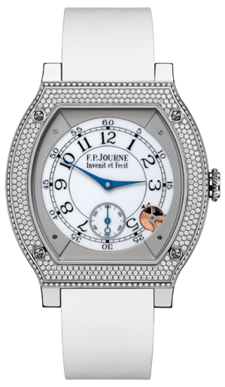 F.P. Journe Elegante 48 mm Titanium Set With Diamonds White