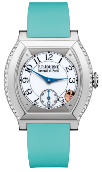 F.P. Journe Elegante 40 mm Titanium 2 Rows of Diamonds Turquoise