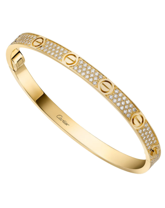 Браслет Cartier Love Bracelet Paved Medium Model N6736817