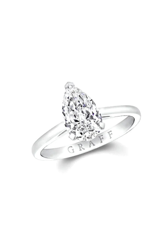 Кольцо для помолвки Graff Paragon Pear Shape Diamond Engagement Ring PS01