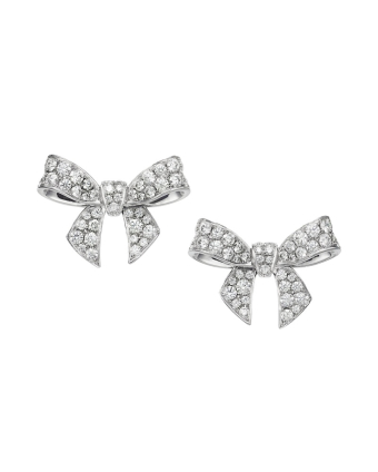 Серьги Mikimoto Bow Charm Pierced Earrings GE-400PU