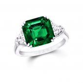 Кольцо для помолвки Graff Classic Graff Square Emerald Cut Ring ETE