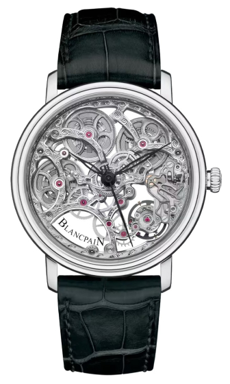 Blancpain Villeret Squelette 8 Jours 38 mm 6633 1500 55B
