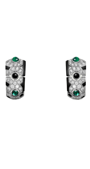 Серьги Cartier [Sur]naturel Emeralds Paved CRH8000738