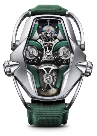MB&F Horological Machines 49.3 x 43.6 mm HM12 The Guardian Green