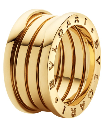 Кольцо Bvlgari B.zero1 Four-Band Ring 346589
