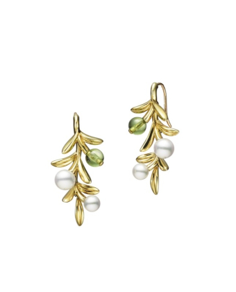 Серьги Mikimoto Olive Earrings PE01767LK