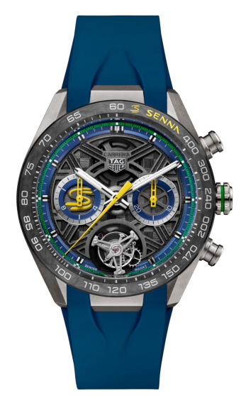 TAG Heuer Carrera Chronograph Tourbillon Extreme Sport x Senna 44 mm CBU5081.FT6274