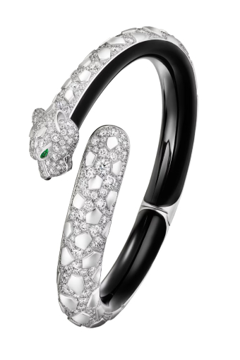 Браслет Cartier Panthere de Cartier Black Lacquer Paved CRH6044315