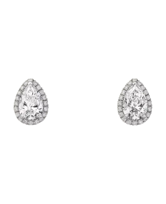 Серьги Cartier Destinee Stud Earrings, 2 Pear-Shaped Diamonds, Paved N8515280