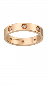 Обручальное кольцо Cartier Love Wedding Band 8 Diamonds, артикул: B4050800