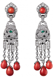 Серьги Cartier Panthere de Cartier High Jewellery Earrings, артикул: H8000054