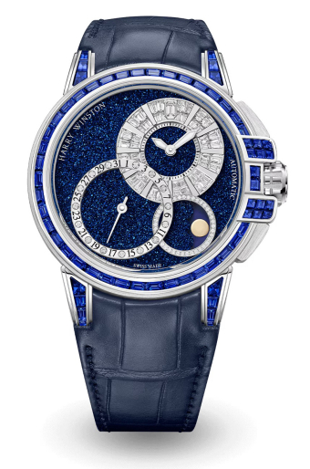 Harry Winston Ocean Date Moon Phase Baguette Automatic 42.2 mm OCEAMP42WW005