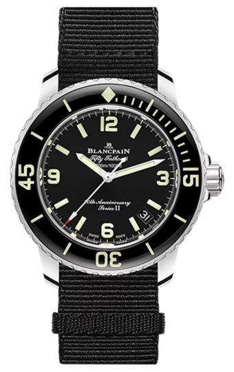 Blancpain Fifty Fathoms 70th Anniversary Act 1 Series II 42.3 mm 5010B 1130 NABA