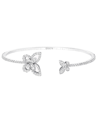 Браслет Graff Butterfly Silhouette Open Diamond Bangle RGB501