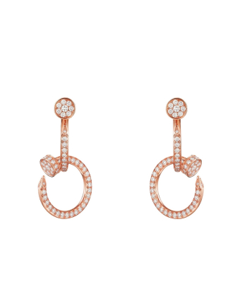 Серьги Cartier Juste un Clou Paved Double Earrings N8515270