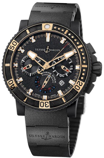 Ulysse Nardin Marine Diver Black Sea Chronograph 45 mm 353-90-3C