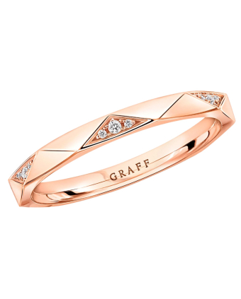 Кольцо Graff Laurence Graff Signature Faceted Diamond Wedding Band RGR995