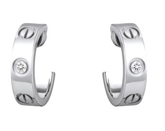 Серьги Cartier Love 2 Diamonds Earrings B8022800