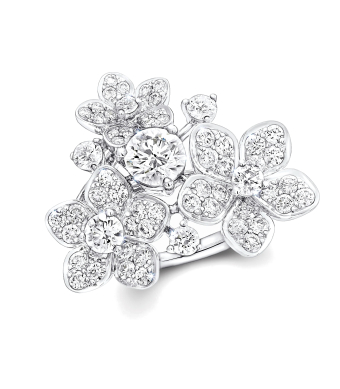 Кольцо Graff Wild Flower Diamond Cluster Ring RGR881