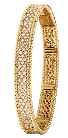 Браслет Van Cleef & Arpels Perlee Diamants Medium VCARO3YC00