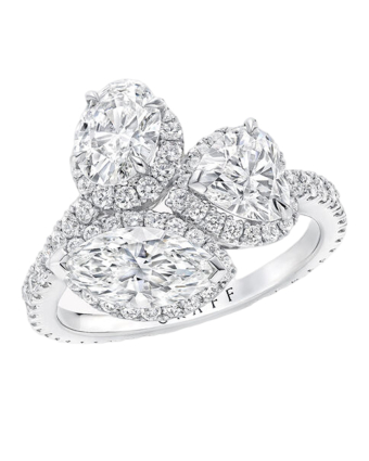 Кольцо для помолвки Graff Icon Multi Shape Diamond Engagement Ring RGR836