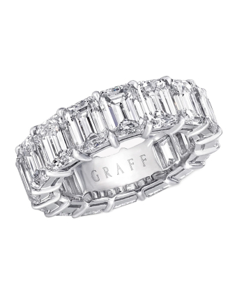 Обручальное кольцо Graff Classic Graff Emerald Cut Diamond Wedding Band RGET040