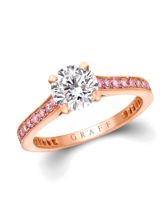 Кольцо для помолвки Graff Flame Round Diamond Engagement Ring RPVP01