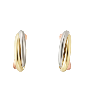 Серьги Cartier Trinity Earrings B8301540