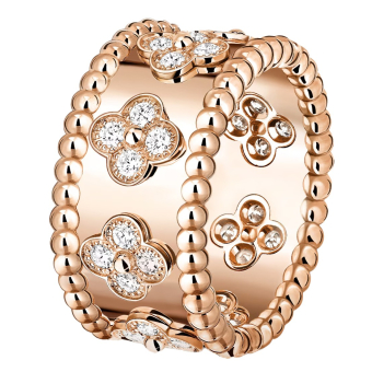 Кольцо Van Cleef & Arpels Perlee Clovers Medium VCARO9LN00 