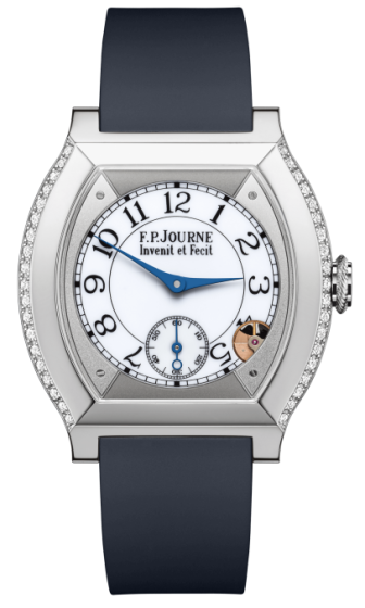 F.P. Journe Elegante 40 mm Titanium 2 Rows of Diamonds Midnight Blue