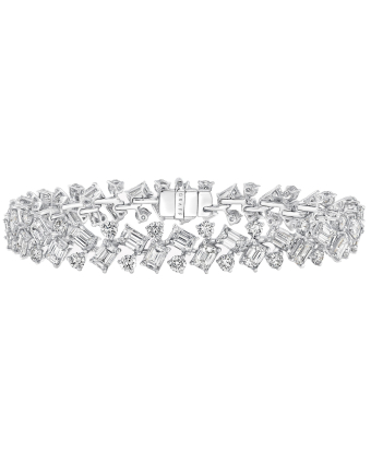 Браслет Graff Classic Graff Emerald Cut And Round Diamond Bracelet RGB583