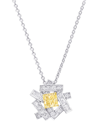 Подвеска Graff Threads Yellow and White Diamond Pendant RGP758