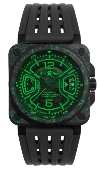 Bell & Ross BR-X3 Night Vision 41 mm BRX3R-GN-CA/SRB