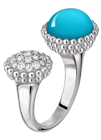 Кольцо на два пальца Van Cleef & Arpels Perlee Couleurs VCARO9SW00
