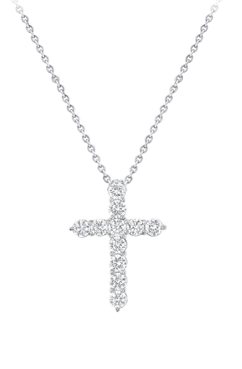 Крест Graff Classic Graff Round Diamond Cross Medium Pendant RGP006