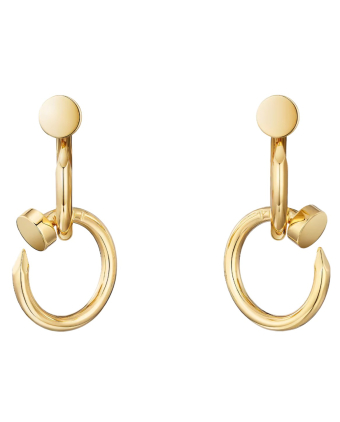 Серьги Cartier Juste un Clou Earrings Double B8301528