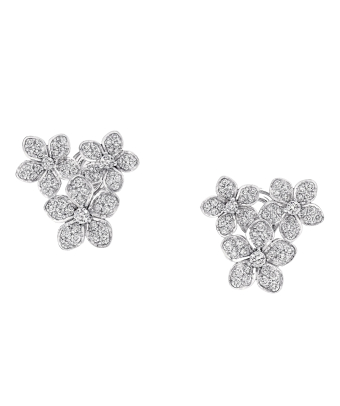 Серьги Graff Wild Flower Diamond Cluster Stud Earrings RGE1665