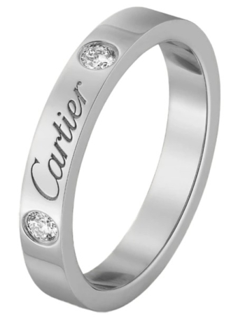 Обручальное кольцо Cartier C de Cartier 2 Diamonds B4077852