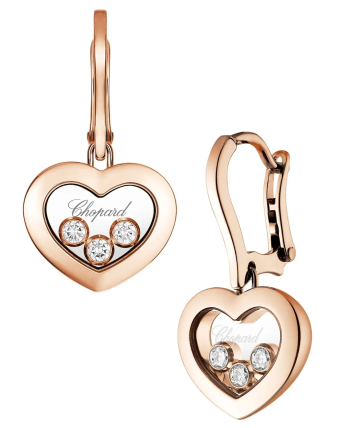 Серьги Chopard Happy Diamonds Icons Earrings 83A611-5301