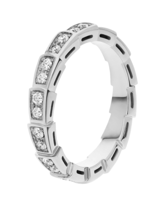 Обручальное кольцо Bvlgari Serpenti Viper Wedding Band Ring 349739