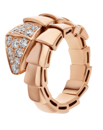 Кольцо Bvlgari Serpenti Viper One-Coil Ring 347719