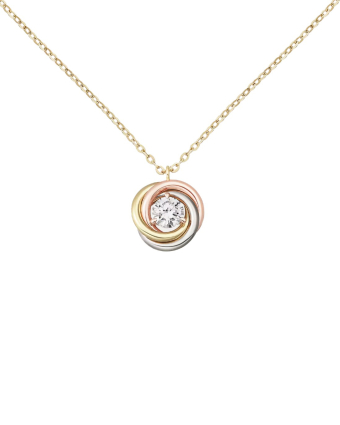 Подвеска Cartier Trinity 1 Diamond Pendant B7224812