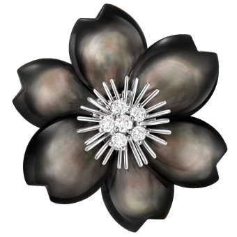 Брошь Van Cleef & Arpels Rose de Noel Medium VCARA53300