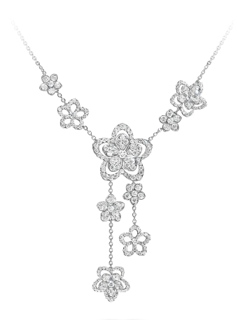 Подвеска Graff Wild Flower Diamond Drop Necklace RGN754