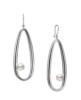 Серьги Mikimoto Moon Dew Pierced Earrings PE-1716PS