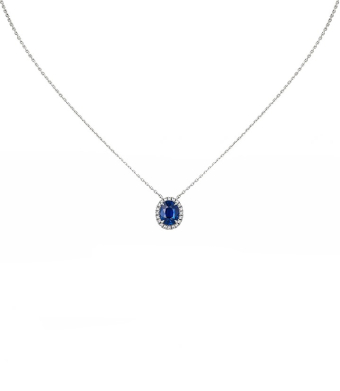 Кулон Cartier Destinée Oval-Cut Sapphire Paved N7424378
