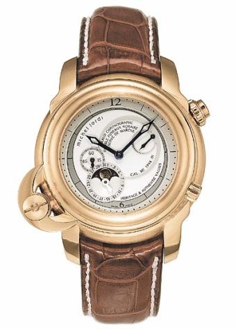 Michel Jordi Heritage Twins Manual Wind 18K Yellow Gold 45 mm 200197