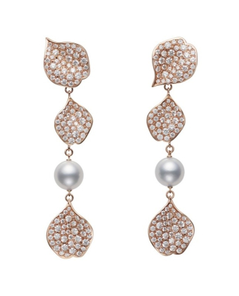 Серьги Mikimoto Les Petales Place Vendome Pierced Earrings PE-1820PI